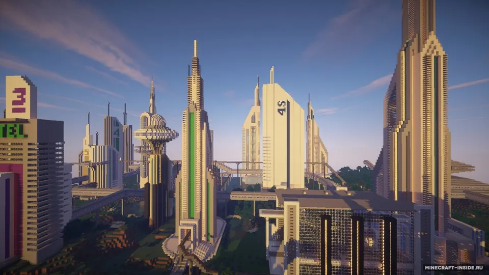 Future CITY 2.1 — Minecraft xarita, rasm 7