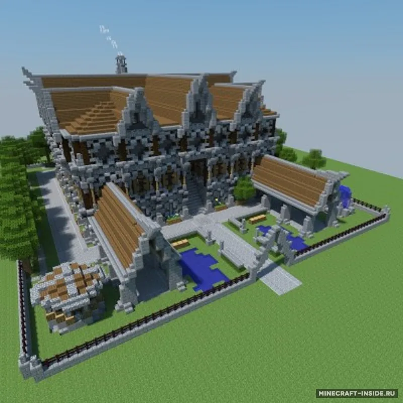 Medieval Mansion — Minecraft xarita, rasm 2