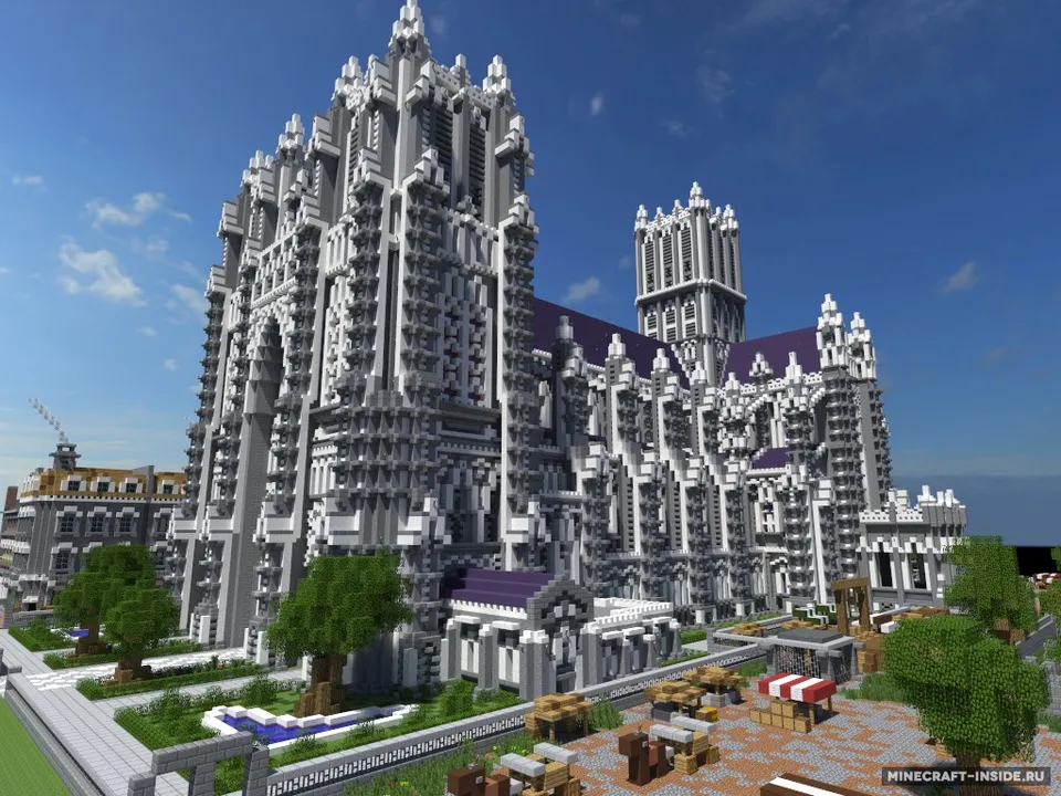 XVII Century Cathedral & City — Minecraft xarita, rasm 3