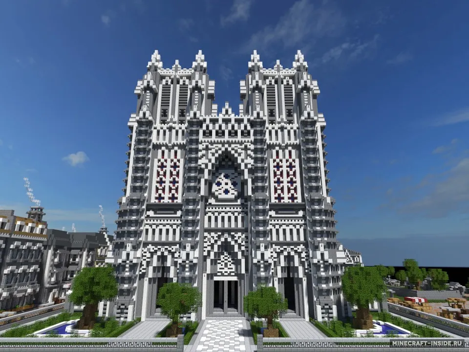 XVII Century Cathedral & City — Minecraft xarita, rasm 4