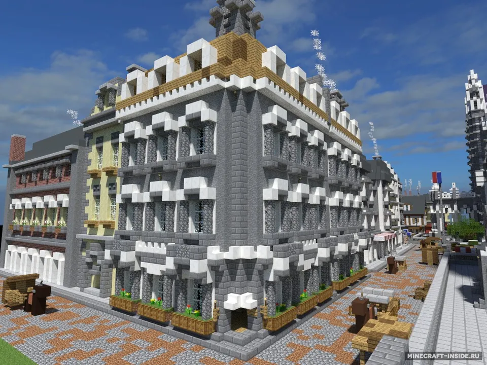 XVII Century Cathedral & City — Minecraft xarita, rasm 6