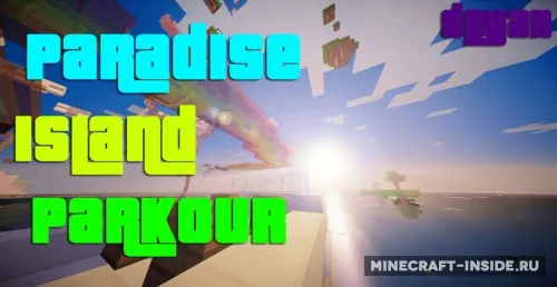 Paradise Island Parkour — Minecraft xarita, rasm 1