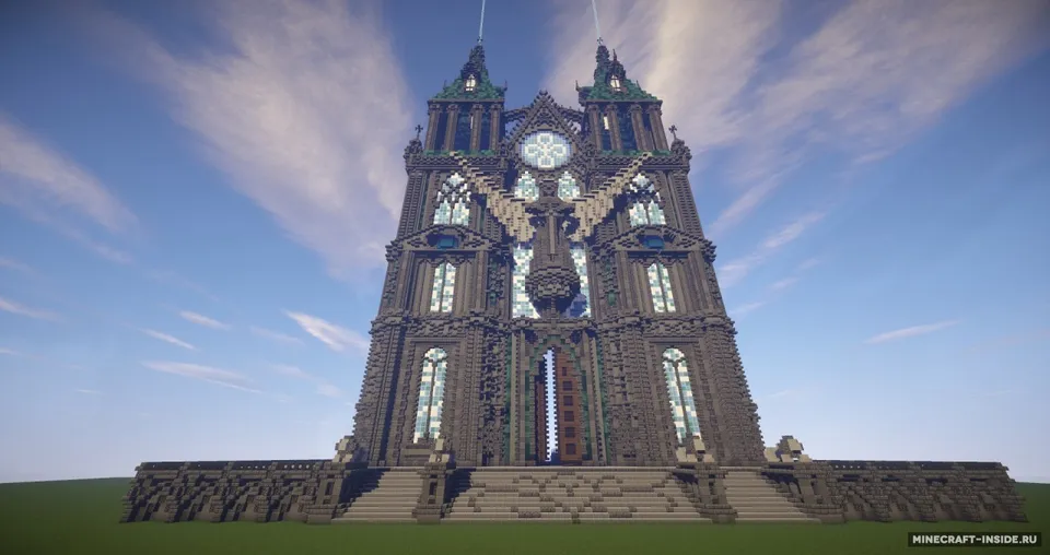 Prismarine Cathedral — Minecraft xarita, rasm 2