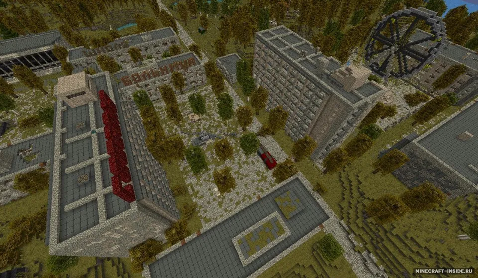 Chernobyl 2015 — Minecraft xarita, rasm 2