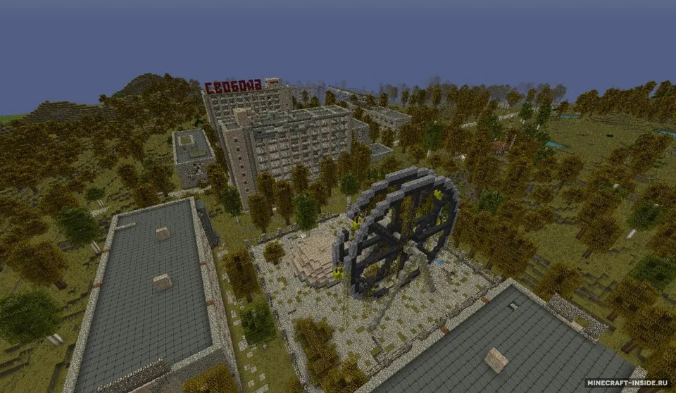 Chernobyl 2015 — Minecraft xarita, rasm 3