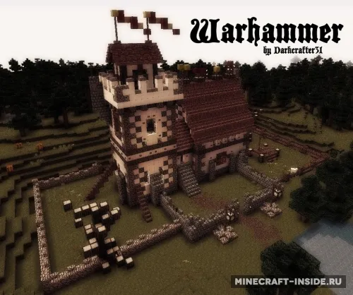 Warhammer Mansion — Minecraft xarita, rasm 1
