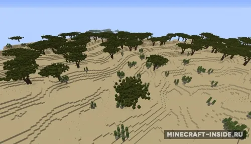 Realistic Flat Desert — Minecraft xarita, rasm 1