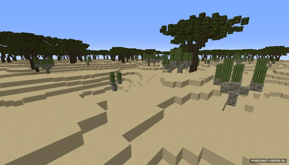 Realistic Flat Desert — Minecraft xarita, rasm 2