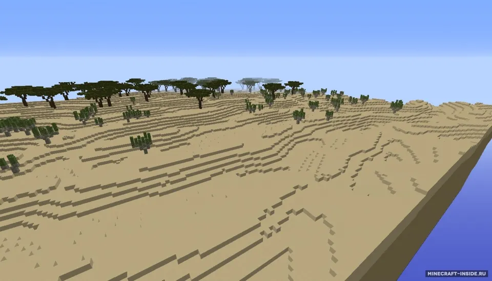 Realistic Flat Desert — Minecraft xarita, rasm 3