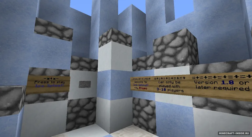 Ice Spleef - Frozen Arena — Minecraft xarita, rasm 7