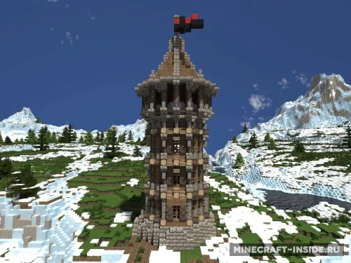 Medieval Watchtower — Minecraft xarita, rasm 1