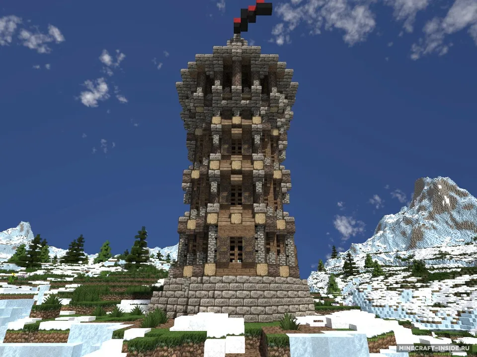 Medieval Watchtower — Minecraft xarita, rasm 2
