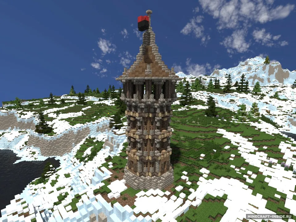 Medieval Watchtower — Minecraft xarita, rasm 3
