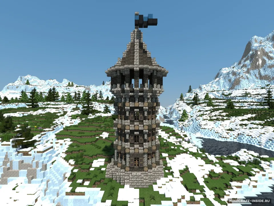 Medieval Watchtower — Minecraft xarita, rasm 5