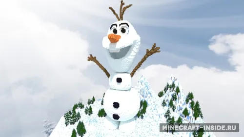 Disney Frozen: Olaf — Minecraft xarita, rasm 1