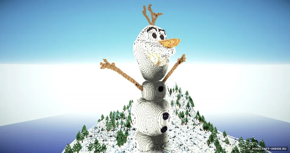 Disney Frozen: Olaf — Minecraft xarita, rasm 2
