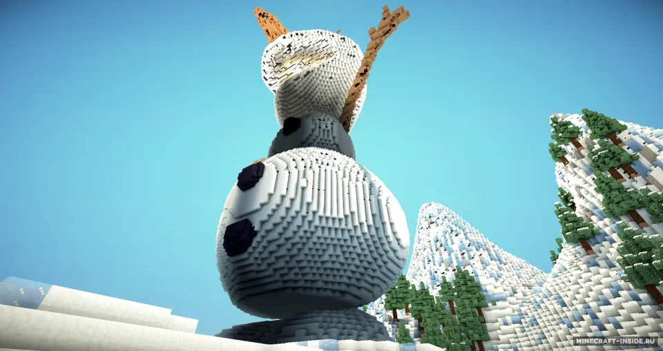 Disney Frozen: Olaf — Minecraft xarita, rasm 4