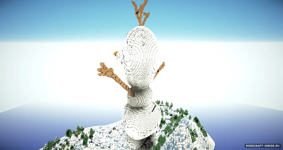 Disney Frozen: Olaf — Minecraft xarita, rasm 5