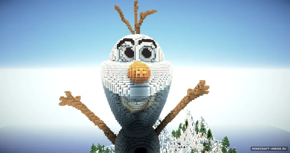 Disney Frozen: Olaf — Minecraft xarita, rasm 6