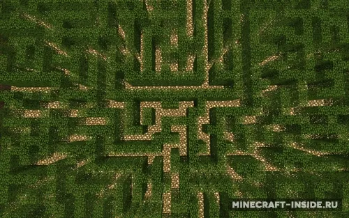 Leaf Maze — Minecraft xarita, rasm 1