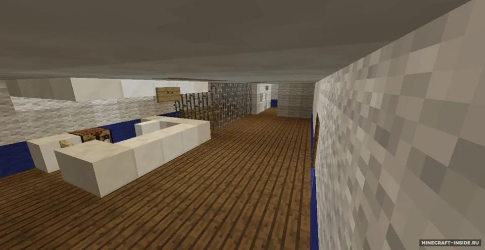 Smal Police Station for Small Town — Minecraft xarita, rasm 3