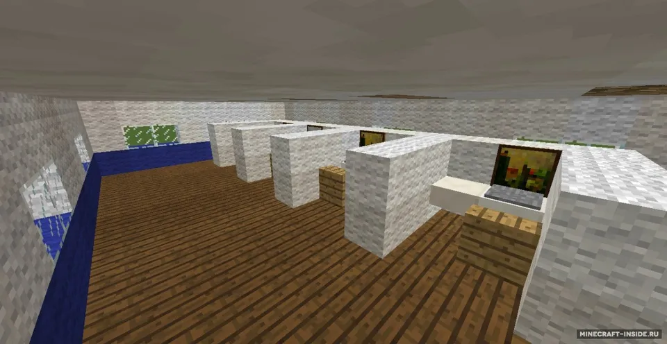 Smal Police Station for Small Town — Minecraft xarita, rasm 5