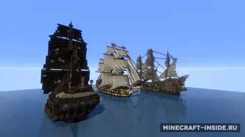 Pirate of the Caribbeans battle — Minecraft xarita, rasm 1