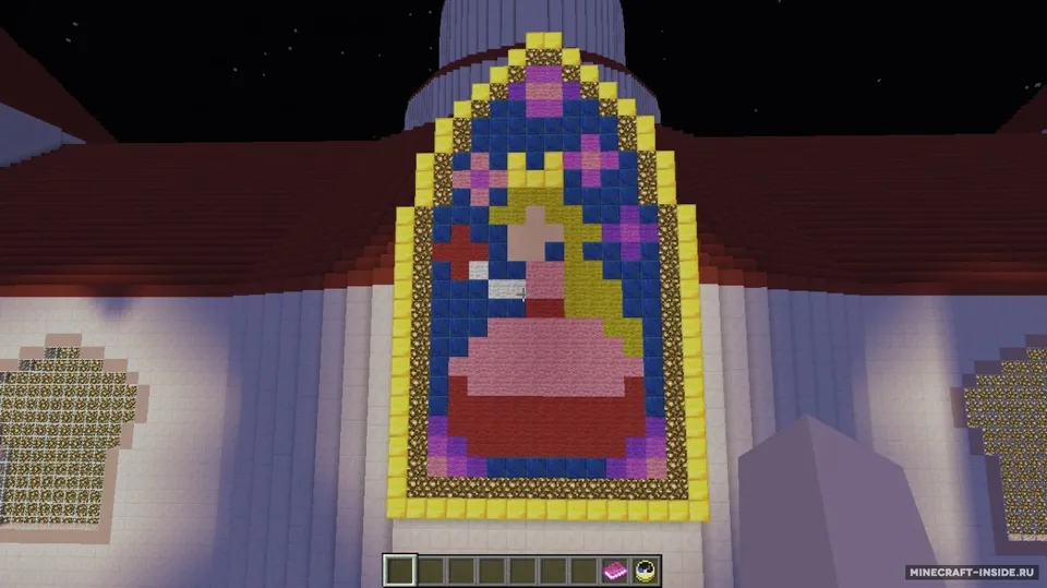 Princess Peach's Castle — Minecraft xarita, rasm 4