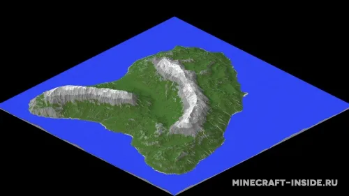 Island for ADV — Minecraft xarita, rasm 1