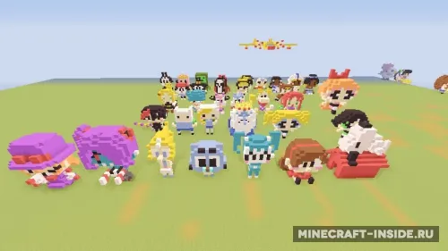 Character Statues — Minecraft xarita, rasm 1