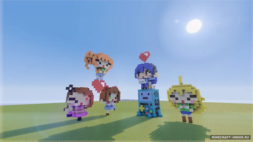 Character Statues — Minecraft xarita, rasm 6