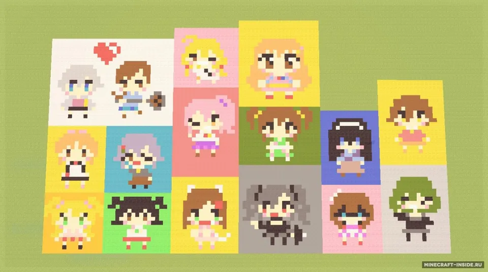 Character Statues — Minecraft xarita, rasm 7