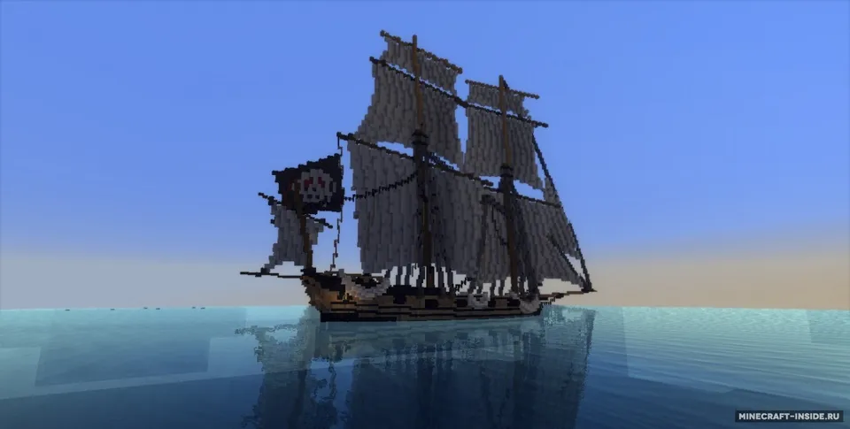Lougre "Le Cerbère" — Minecraft xarita, rasm 2
