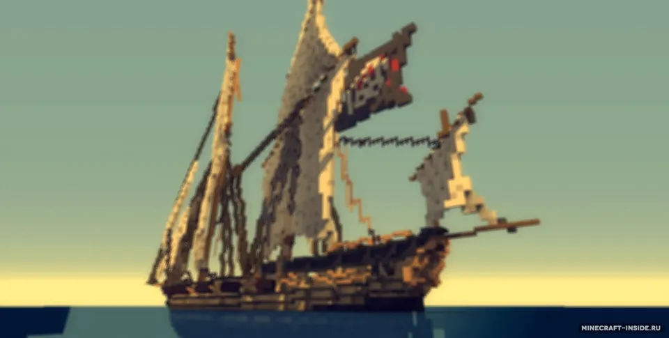 Lougre "Le Cerbère" — Minecraft xarita, rasm 4