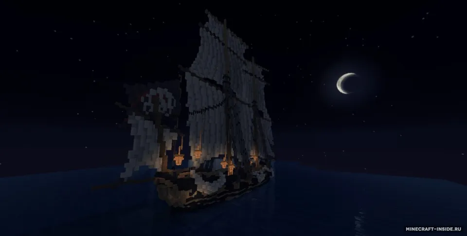 Lougre "Le Cerbère" — Minecraft xarita, rasm 6