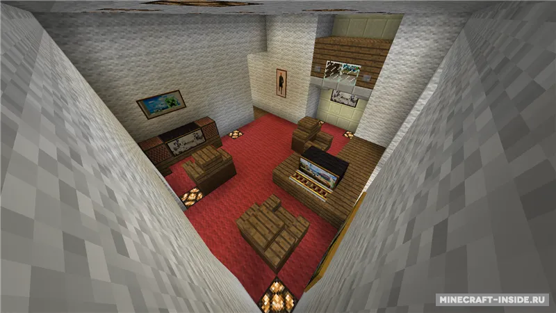 Oq uy — Minecraft xarita, rasm 5