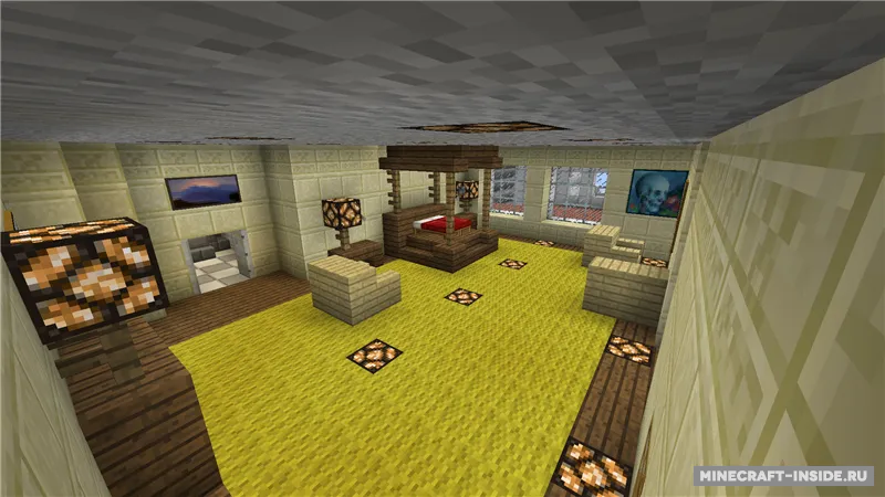 Oq uy — Minecraft xarita, rasm 7