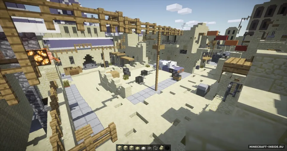 CounterStrike GO|De Dust_II — Minecraft xarita, rasm 2