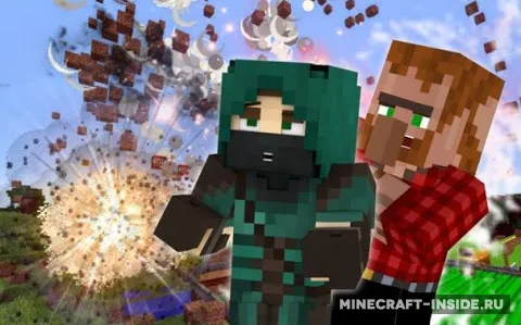 Block-Throwing Tornadoes — Minecraft xarita, rasm 1