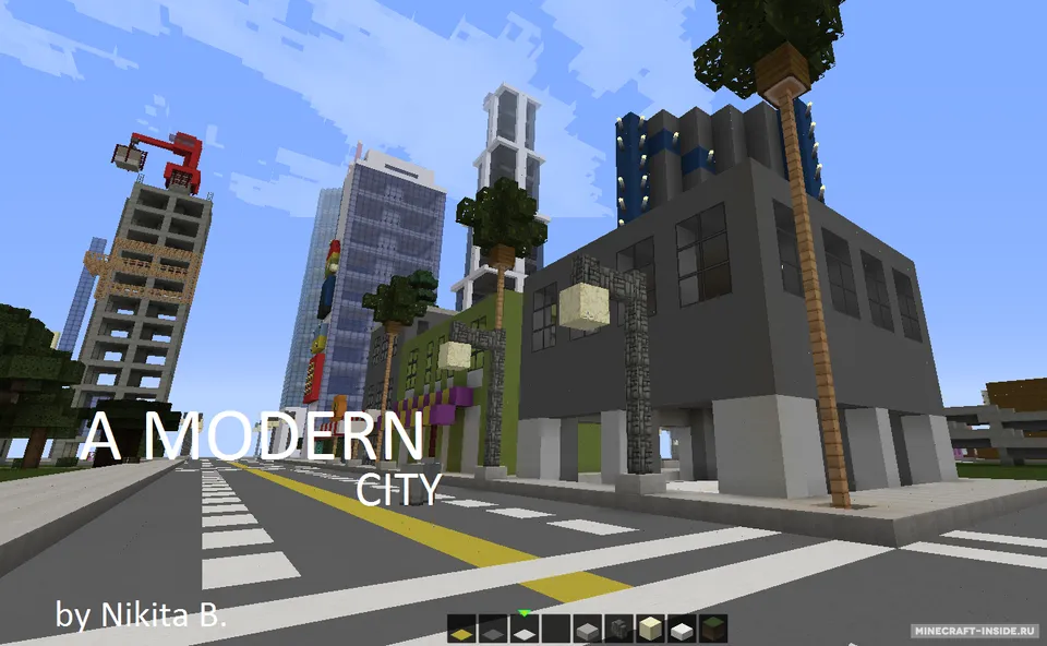 Modern city — Minecraft xarita, rasm 5