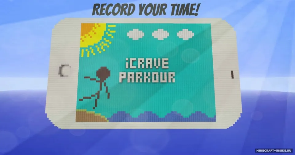 iCrave Parkour — Minecraft xarita, rasm 2