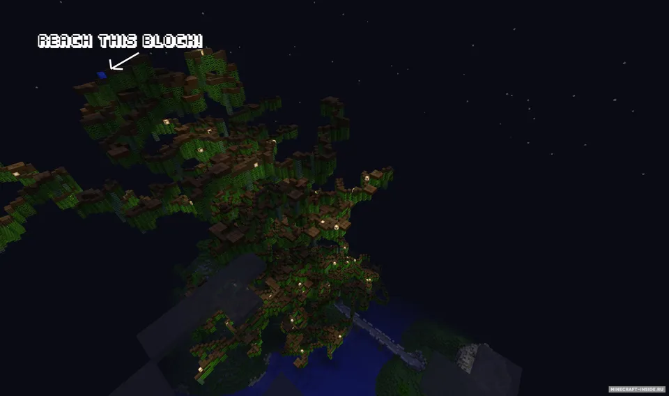 Tarzan Parkour — Minecraft xarita, rasm 3