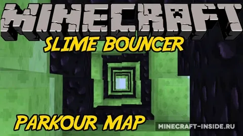 Bouncer Speed Slime Parkour — Minecraft xarita, rasm 1