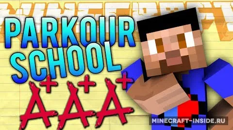 Parkour School — Minecraft xarita, rasm 1