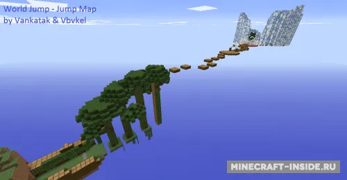 World Jump — Minecraft xarita, rasm 1