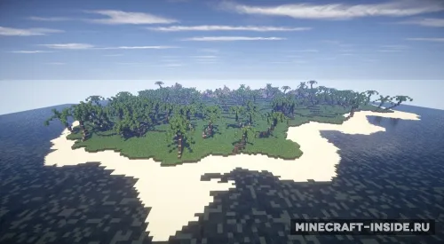 Tropical Island — Minecraft xarita, rasm 1