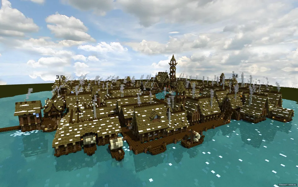 Esgaroth - A Lord of the Rings Build — Minecraft xarita, rasm 6