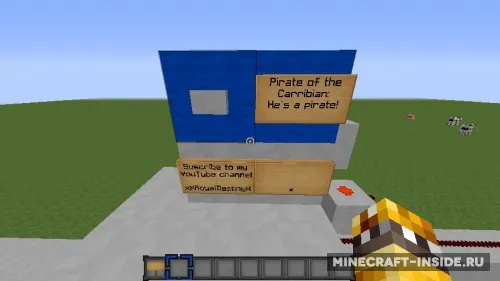 Pirate of the Carribbean: He's a pirate — Minecraft xarita, rasm 1