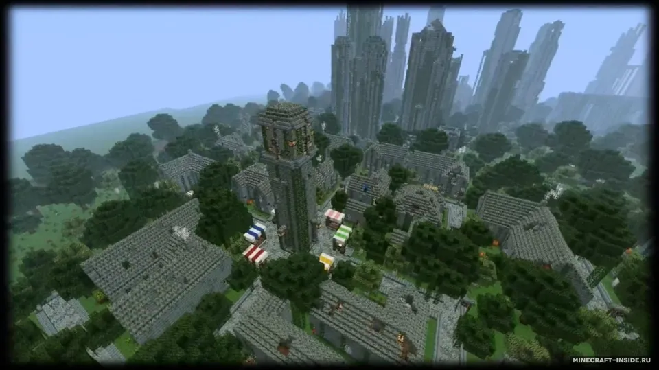 Huge Abandoned City — Minecraft xarita, rasm 2