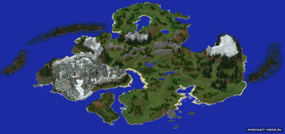 Empty Kindgom's Lands - Vifegarde — Minecraft xarita, rasm 2
